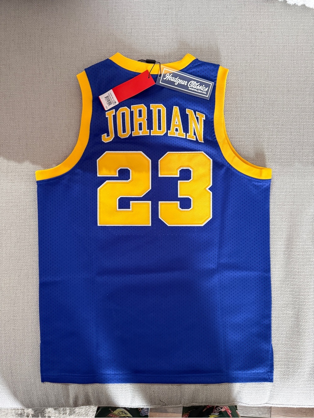 Headgear Classics high school throwback jersey Michael Jordan youth Large